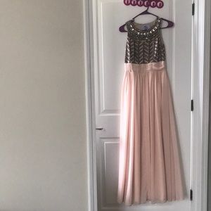 Little stains at the end. Light pink color